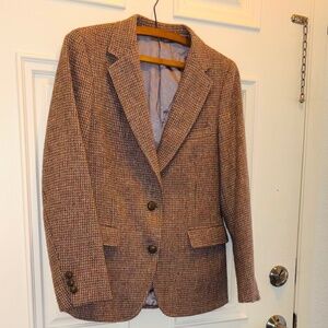 Lovely Vintage Harris Tweed 100% Scottish Wool Jacket Sz 4 RARE Made in Scotland
